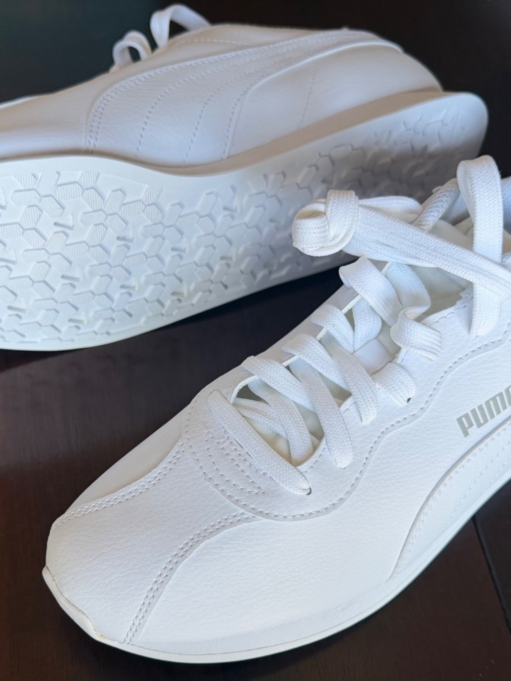 Puma Turin men’s shoes Size 12  White - Picture 4 of 5